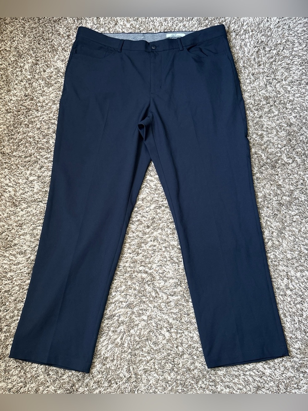Greg Norman Golf Collection Navy Dress Pants - Classic Fit